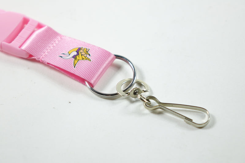 NFL Minnesota Vikings Pink Lanyard