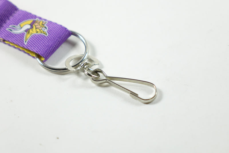 NFL Minnesota Vikings Two-Tone Lanyard, Purple/Gold, One Size