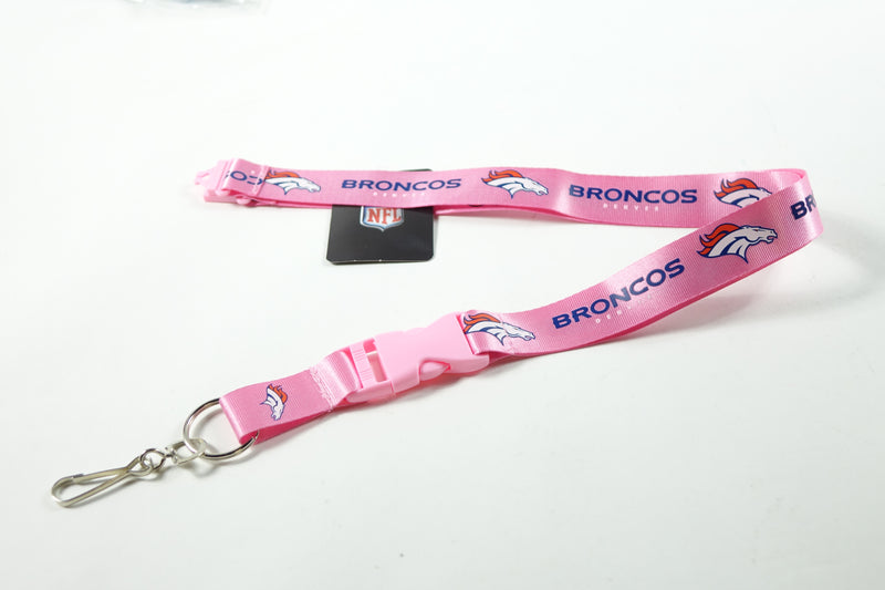 NFL Lanyard Broncos Pink