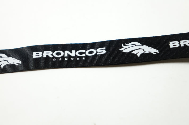 NFL Denver Broncos Lanyard, Blackout Large L