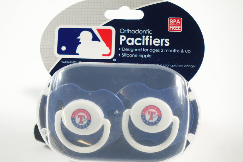 MLB Texas Rangers Orthodontic Pacifier - 2 Pack