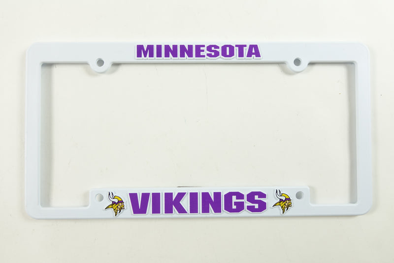 NFL Minnesota Vikings Plastic Frame, 15 x 8, Logo Color