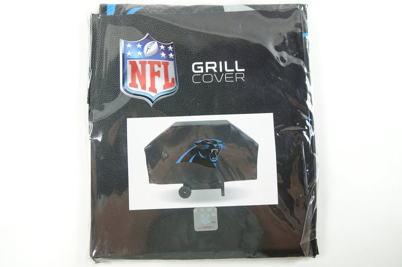 NFL Vinyl Grill Cover, Carolina Panthers, 68 x 21 x 35-inches One Size