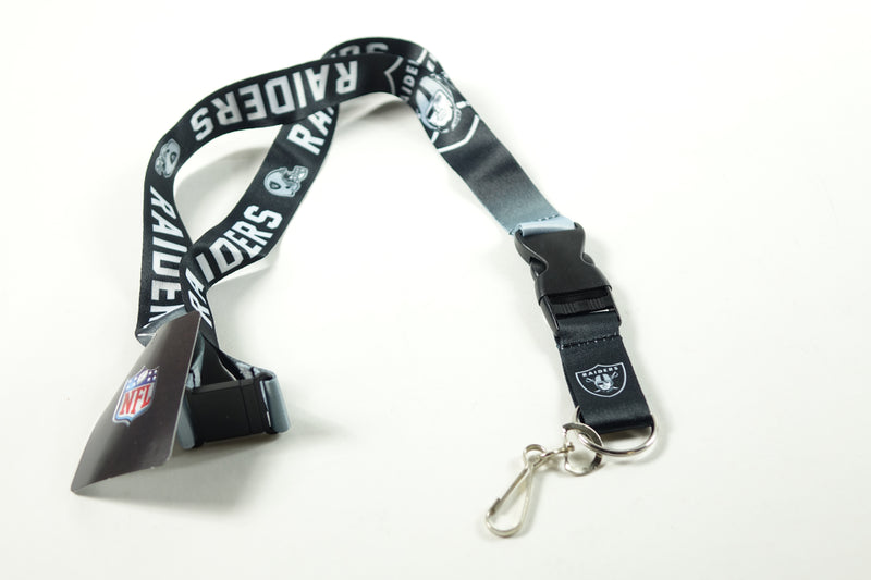 NFL Las Vegas Raiders Unisex LANYARDS, Back, One Size