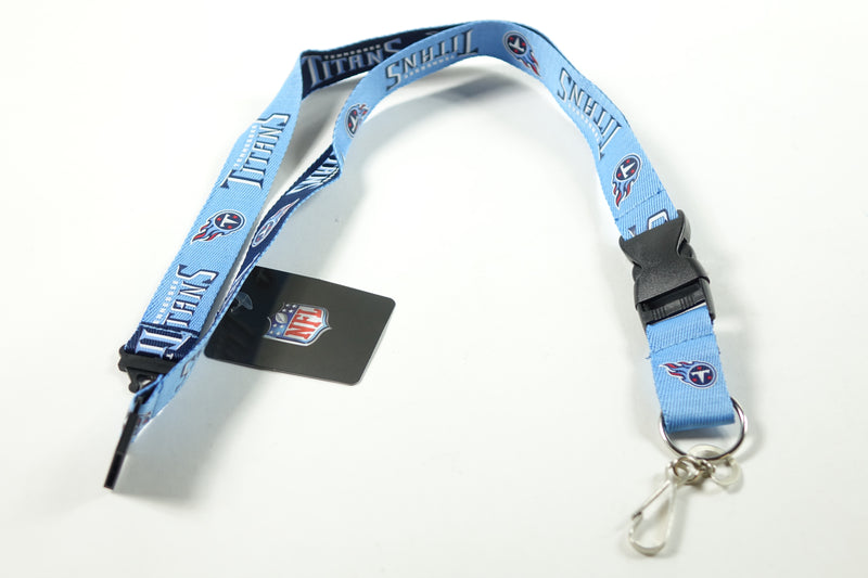 NFL Tennessee Titans Two Tone Style Lanyard44; Navy Blue