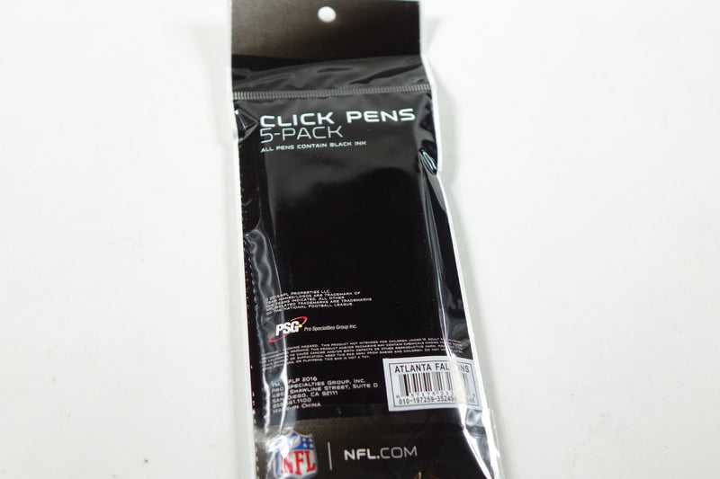 NFL Atlanta Falcons 5 Pack Click Pens