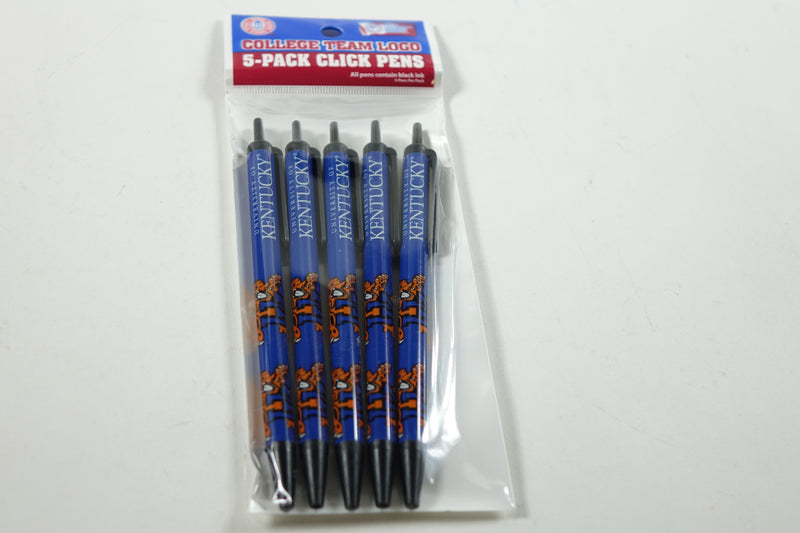 NCAA Kentucky Wildcats Click Pens - 5 Pack