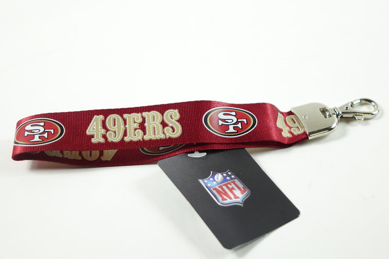 NFL San Francisco 49ers Wristlet Style Lanyard44; Red