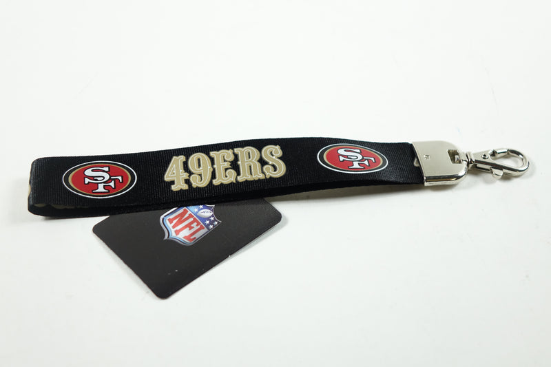 NFL Wristlet Lanyard 49ers Black (Regular)