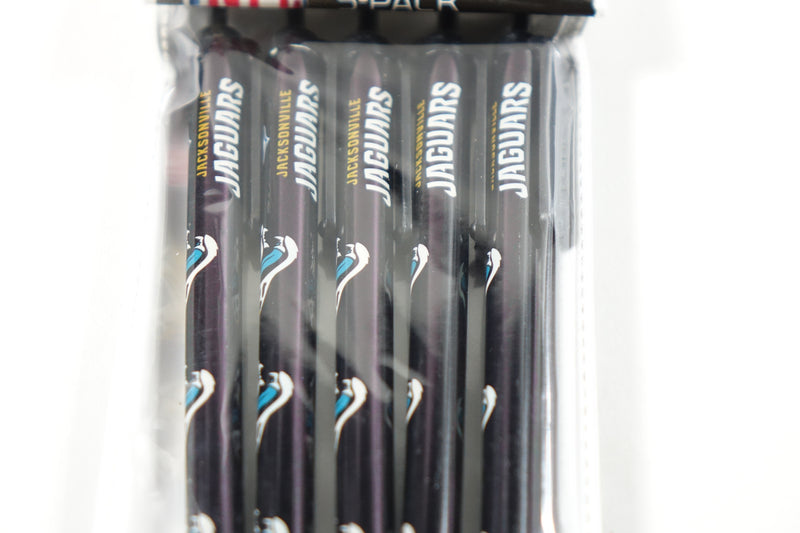 NFL Jacksonville Jaguars Disposable Black Ink Click Pens, 5-Pack