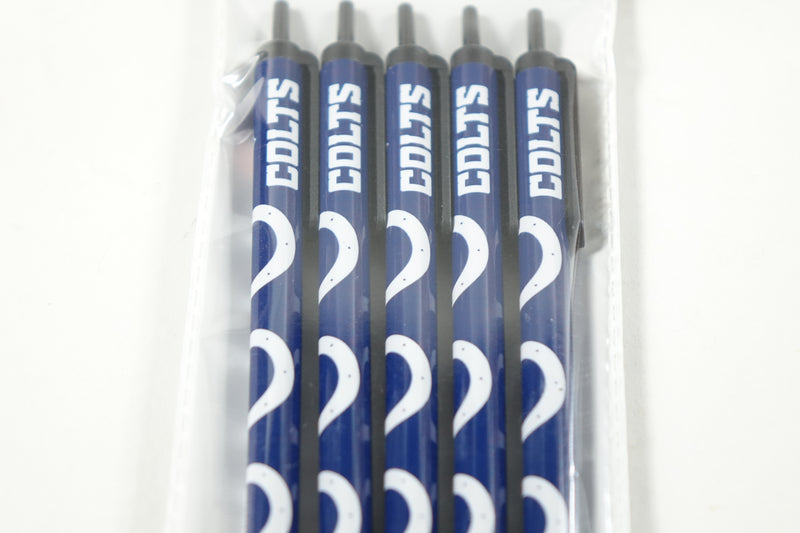 5pk Click Pens NFL Indianapolis Colts