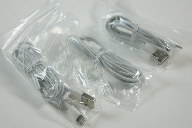 3 Pack OEM USB Fast Charger Cable For iPhone 5 6 7 8 10 11 12 Max