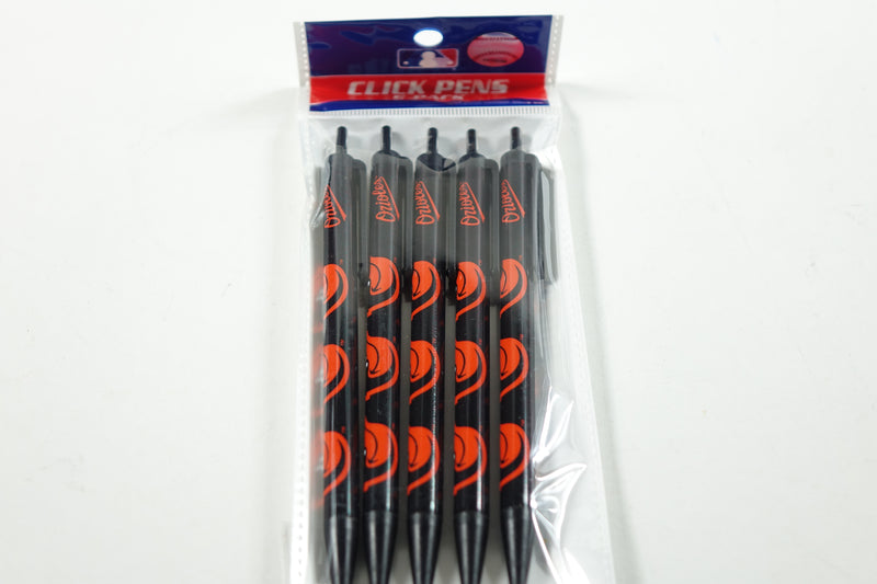 MLB Baltimore Orioles 5-Pack Click Pens