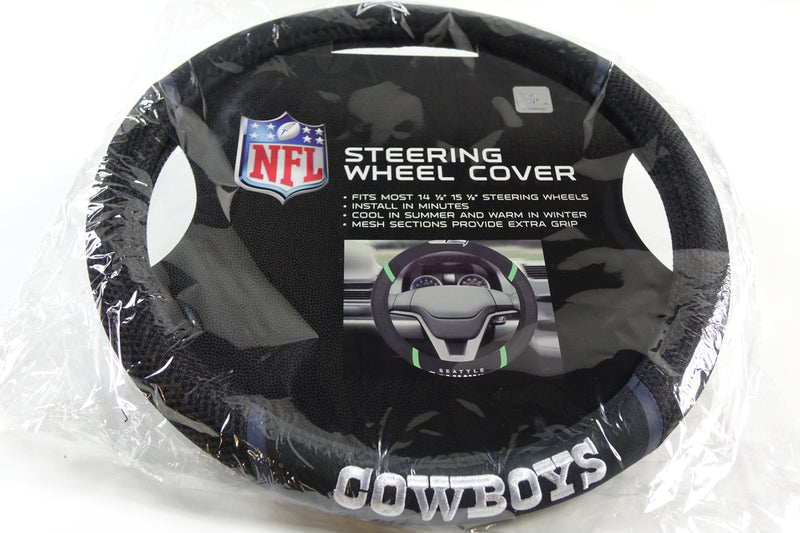 NFL Dallas Cowboys Embroidered Steering Wheel Cover