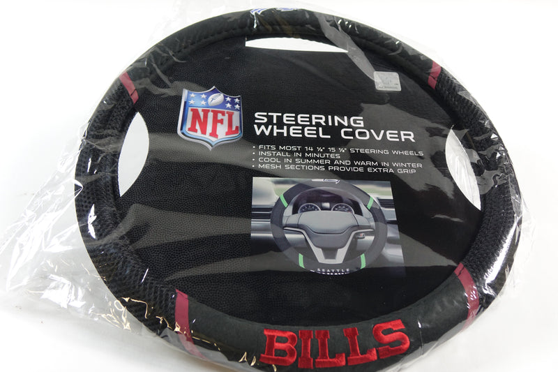 NFL Buffalo Bills Embroidered Steering Wheel Cover