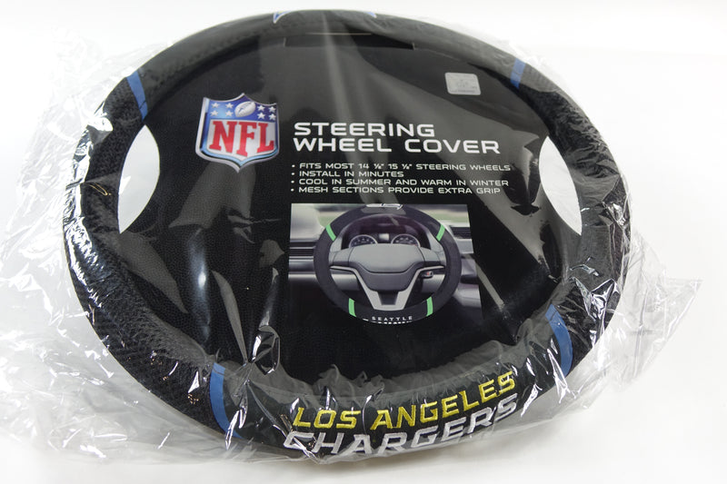 NFL Los Angeles Chargers Embroidered Steering Wheel Cover