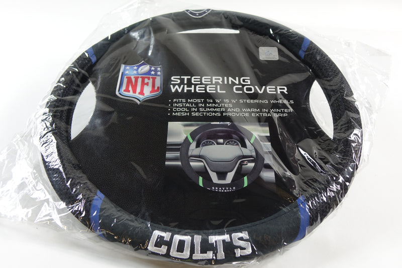 NFL Indianapolis Colts Embroidered Steering Wheel Cover