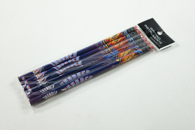 NBA OKC Thunder 6 pk Pencils