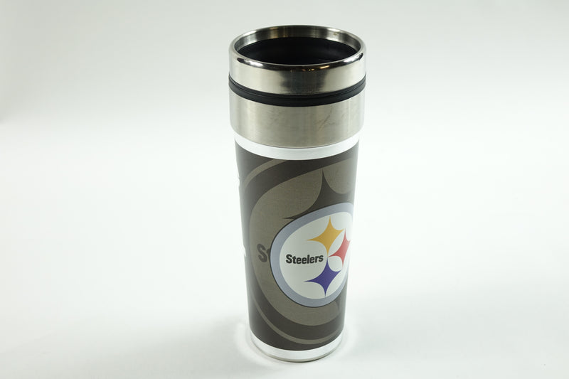 NFL 22oz Slim Travel Tumbler Steelers