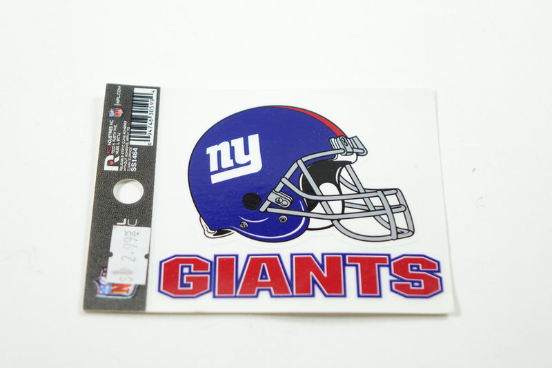 NFL New York Giants Small Static Decal One Size S