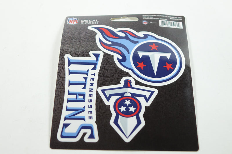 NFL Tennessee Titans 3 Piece Decal Set