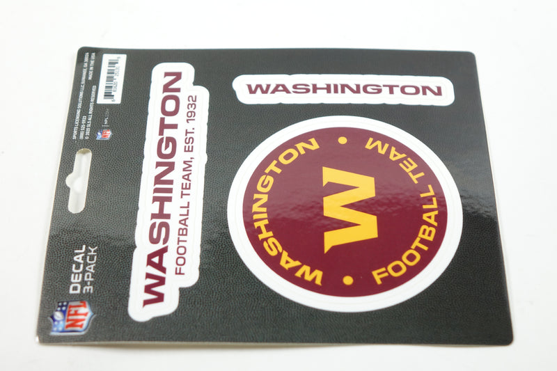 NCAA 3pk Die Cut Decal Sheet Washington Huskies