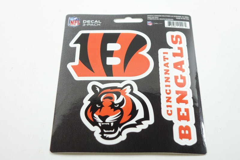 NFL Cincinnati Bengals 3 Piece Decal Set