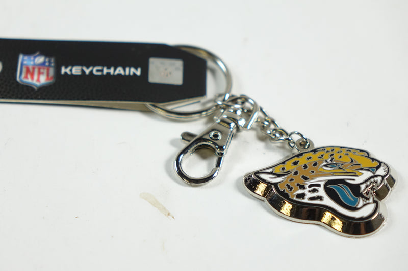 Football NFL Jacksonville Jaguars Gold-Tone Zamac Keychain