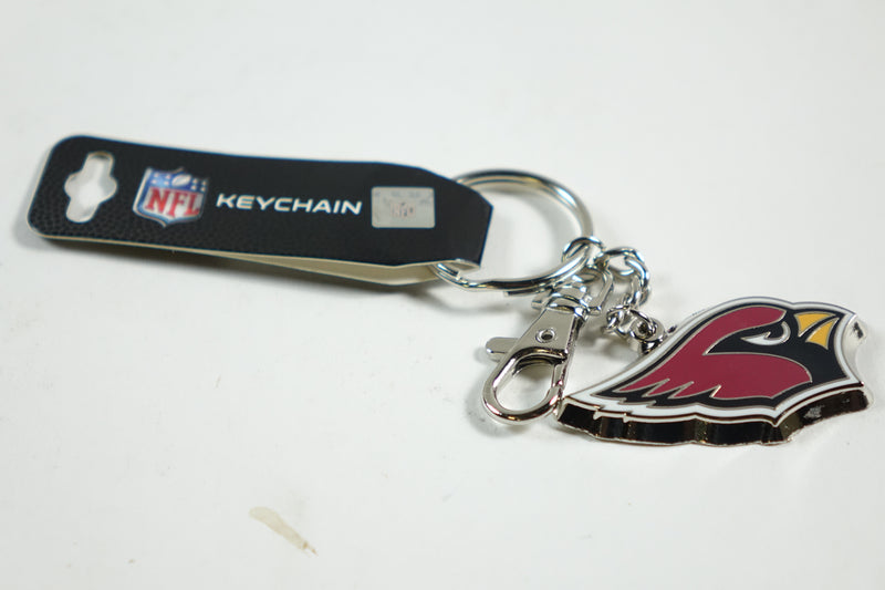 NFL Arizona Cardinals Silvertone Zamac Keychain