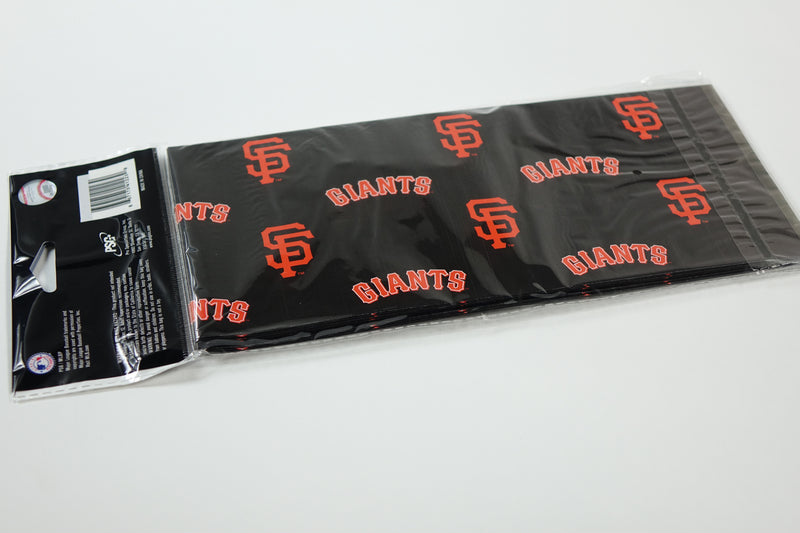 SAN FRANCISCO GIANTS MLB GIFT WRAPPING PAPER 3 SHEETS (30" X 20") Auto Emblem