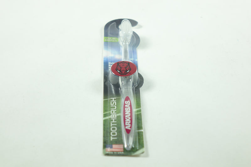 NCAA Arkansas Razorback Extra-Soft Bristle Toothbrush